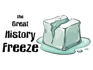 The great history freeze logo.