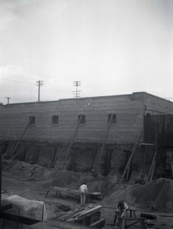 Looking northeast from the Hotel Guirnalda toward East Colorado Street. The Wall Paper sign belonged to Dunlap & Boltonhouse, a store that carried wallpaper, paints, oils, pictures and frames. (Fényes Collection, FCP.40.2, p.131)