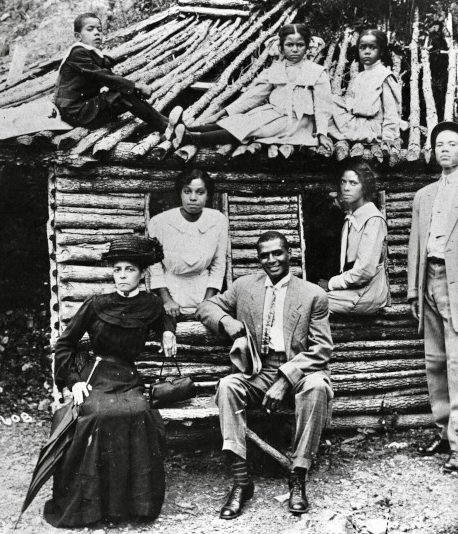 Family of Dan Woods, uncle of Benjamin McAdoo (Black History Collection, BH-L-24-9). The McAdoo family is prominently featured in the online exhibit.