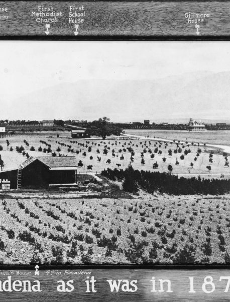 Photo of Pasadena in 1876