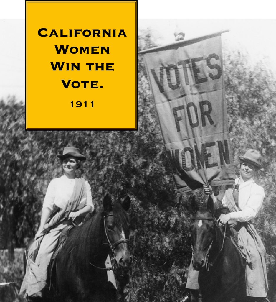 Cover of the DVD for "California Women Win the Vote"